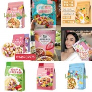  [Sẵn Mua 3 tặng bát] Túi 500g Ngũ cốc sữa chua hoa quả yến mạch giảm cân